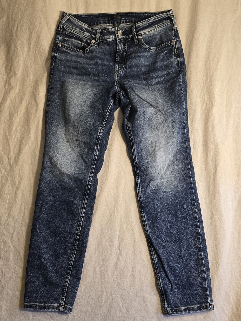 Silver Jeans Suki Skinny Women’s W33 L29 Stretch Blue Denim Jeans